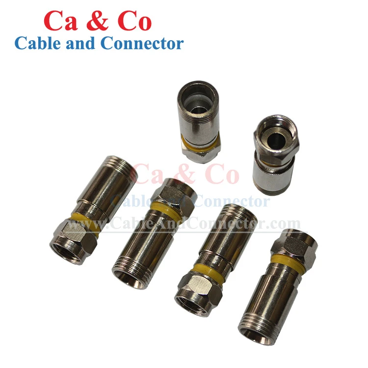 Conectores de compressão RG6